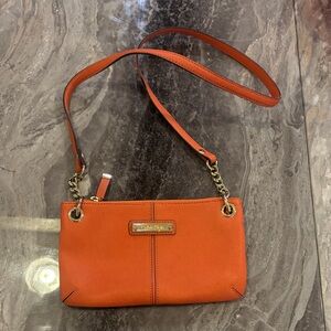 Calvin Klein Vibrant Orange Crossbody Bag